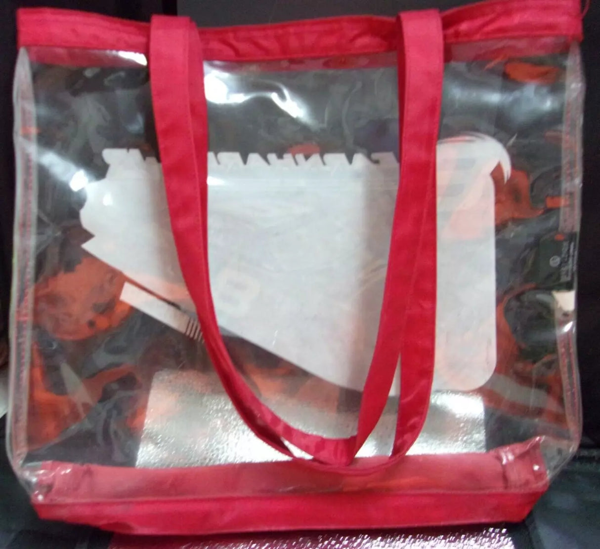 Dale Earnhardt JR Clear Tote Bag Plastic 2002 Security Event Stadium Racetrack