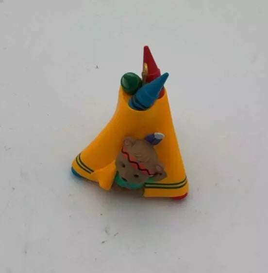 Hallmark Keepsake Ornament 1995 Crayola Crayon BRIGHT 'n SUNNY TEPEE