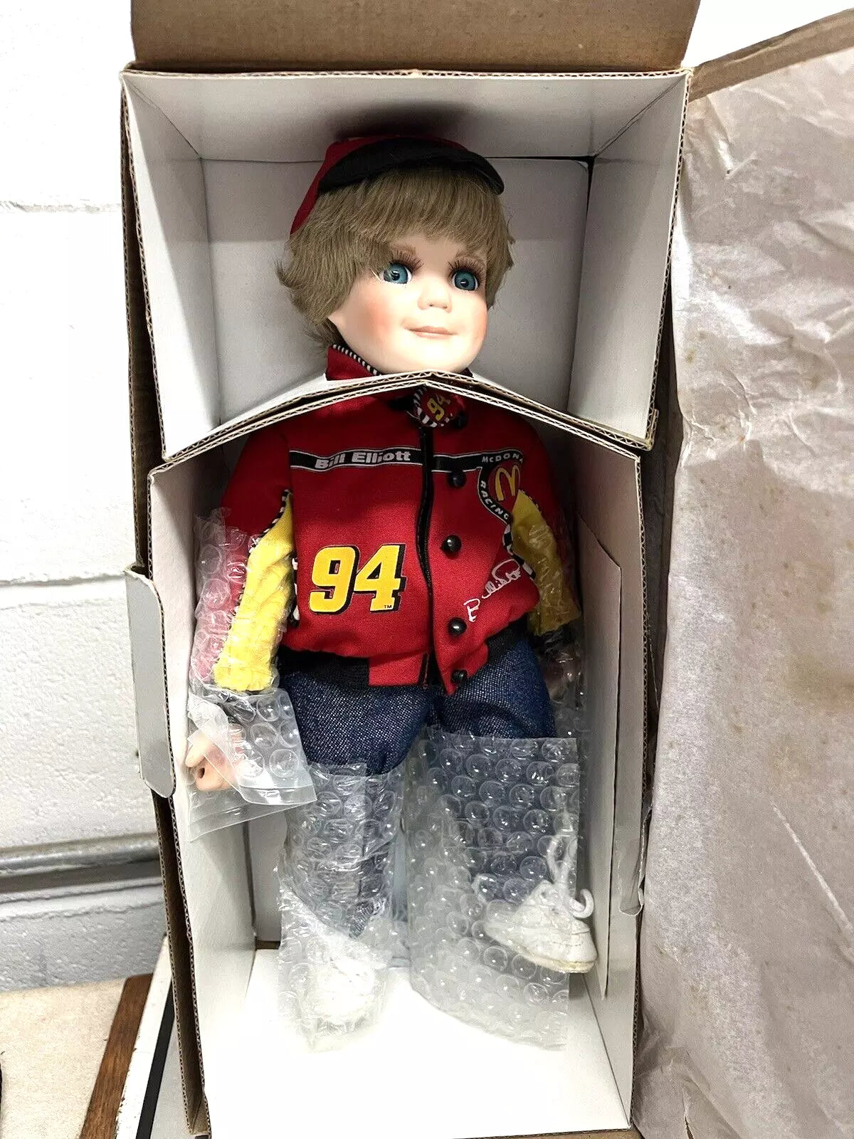 NASCAR BILL ELLIOTT DOLL #94 MCDONALD'S