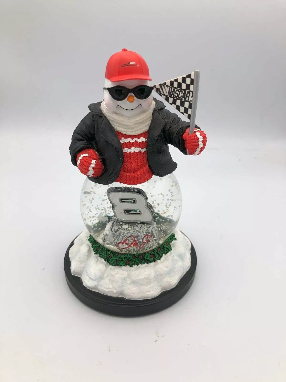 Dale Earnhardt Jr. #8 NASCAR SNOWMAN SNOWGLOBE By The Memory Co.