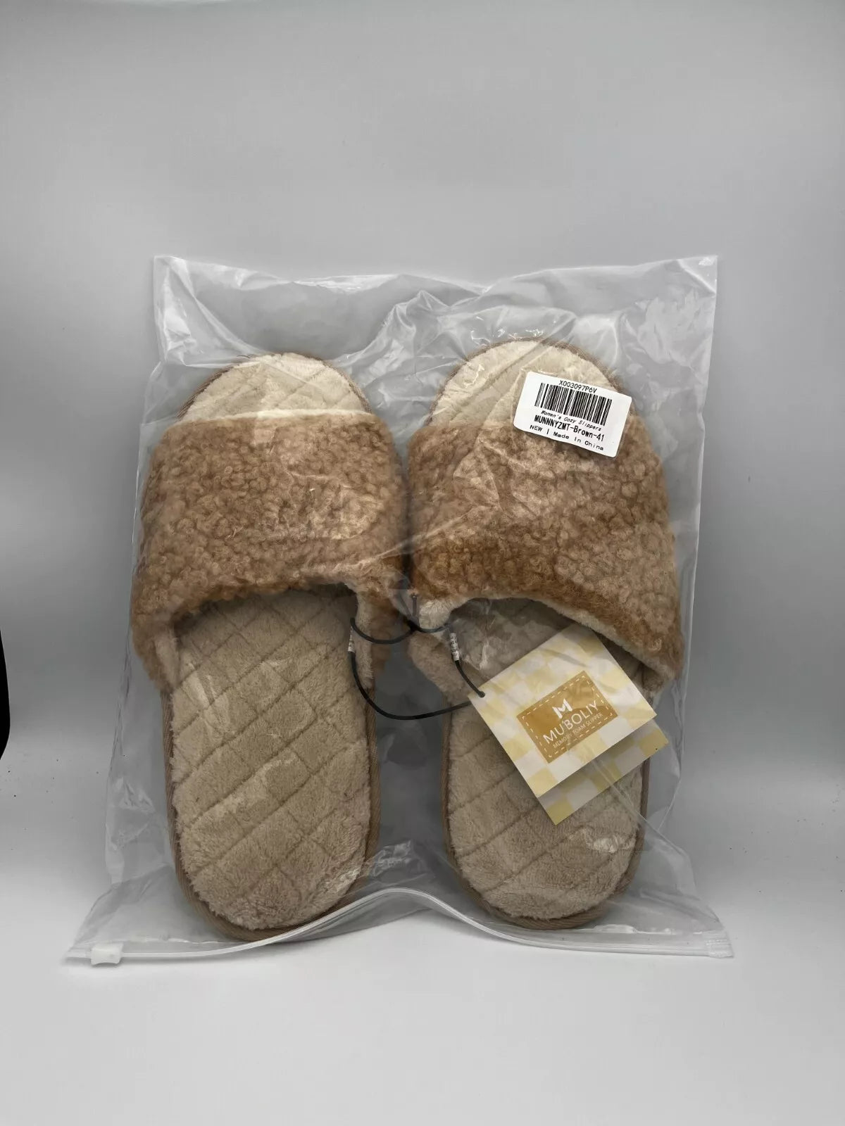 WOMEN COZY SLEEPERS (MUMMYZMT) BROWN SLIPPERS MEMORY FOAM size 9