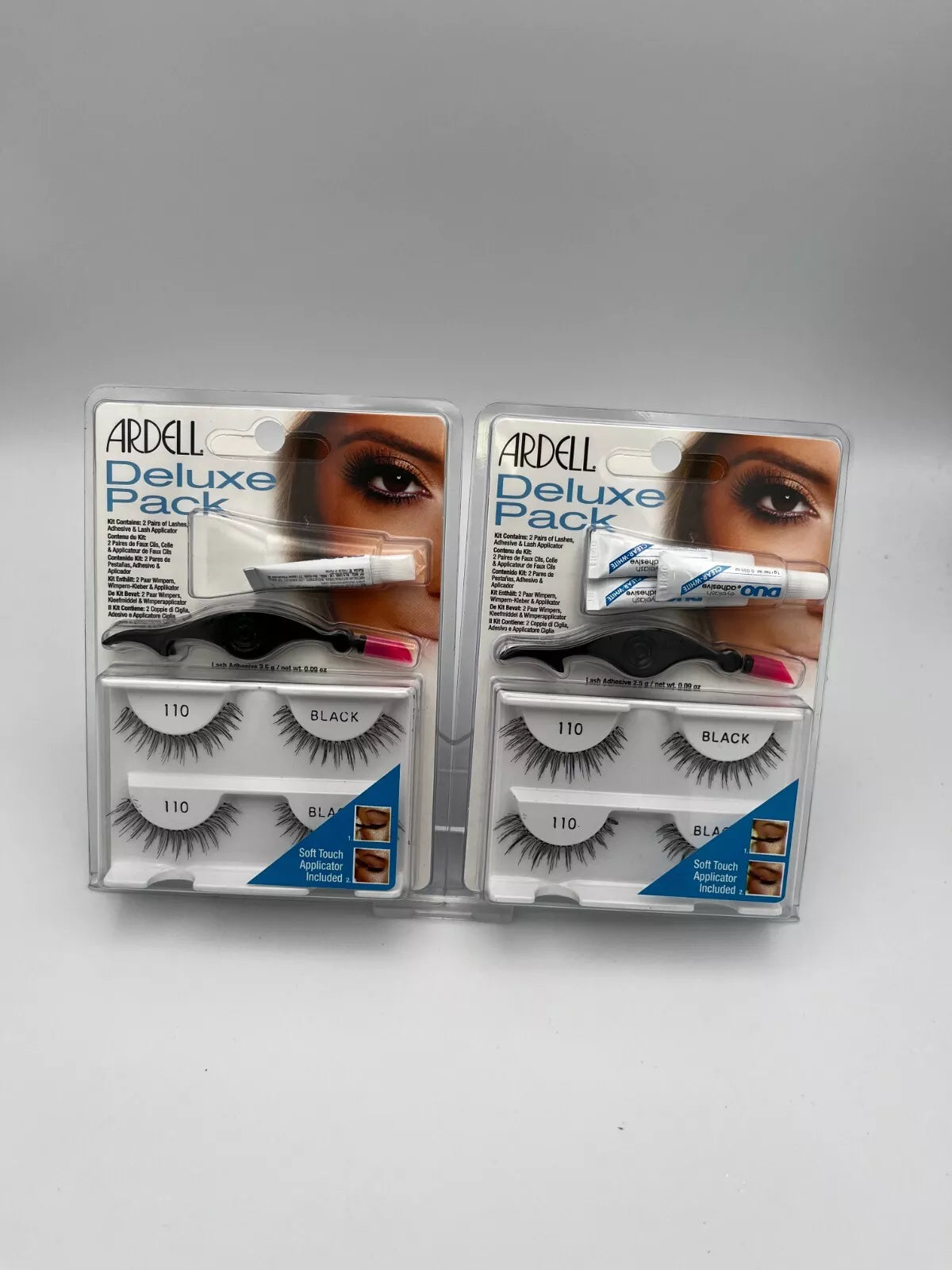 ARDELL Deluxe Pack Lashes, 110 Black (2 PACKS)