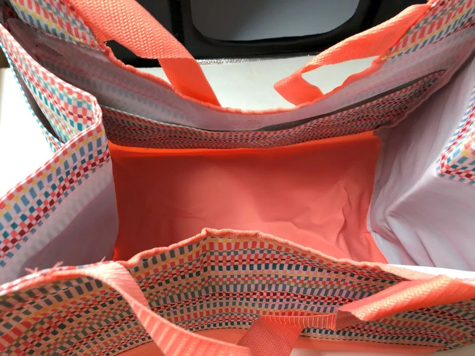 Thirty-One Thirtyone 31 Gifts Pick Up and Go Tote - BRAND NEW Multicolor Stripe