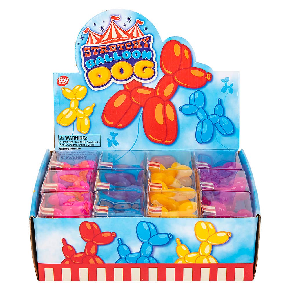 2.5" RUBBER BALLOON DOG
