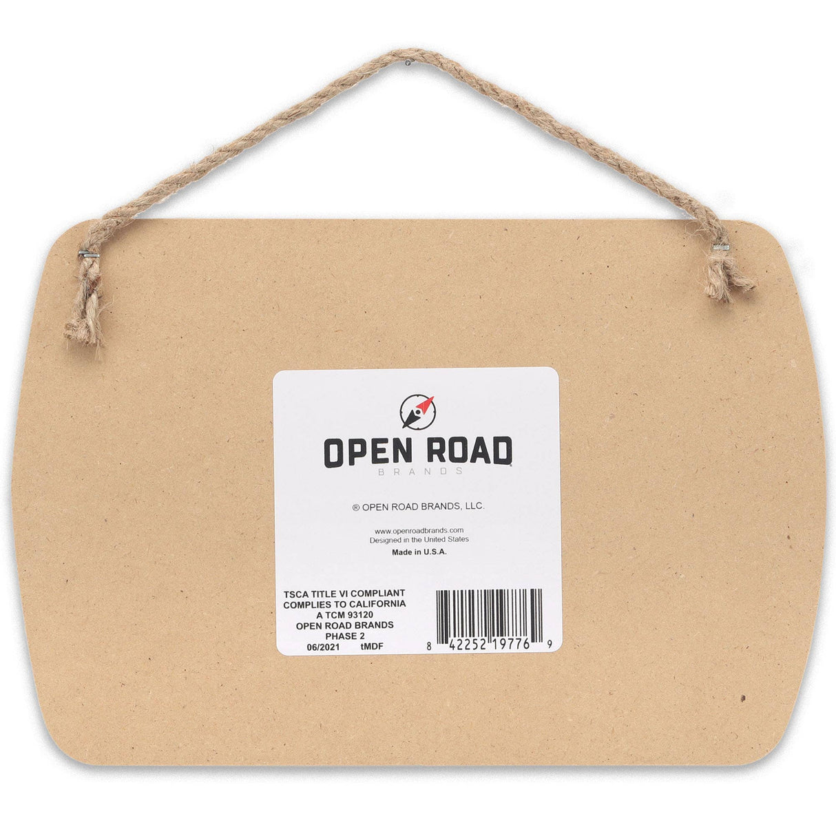 We're On Beach Time Hanging Wood Decor