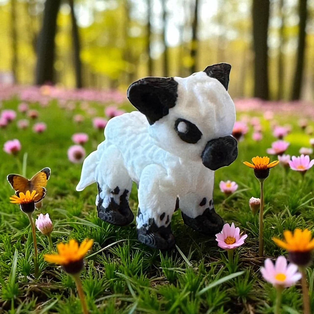 Maisie Highland Cow Mini 3D Articulated Animal