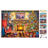 Season's Greetings - Festive Fireplace 1000 Piece Puzzle