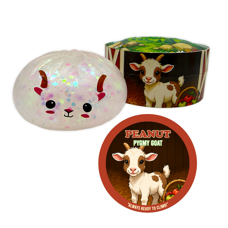 Fun Doh Farm Barnyard Squishy Dumpling Toy - 12/Display
