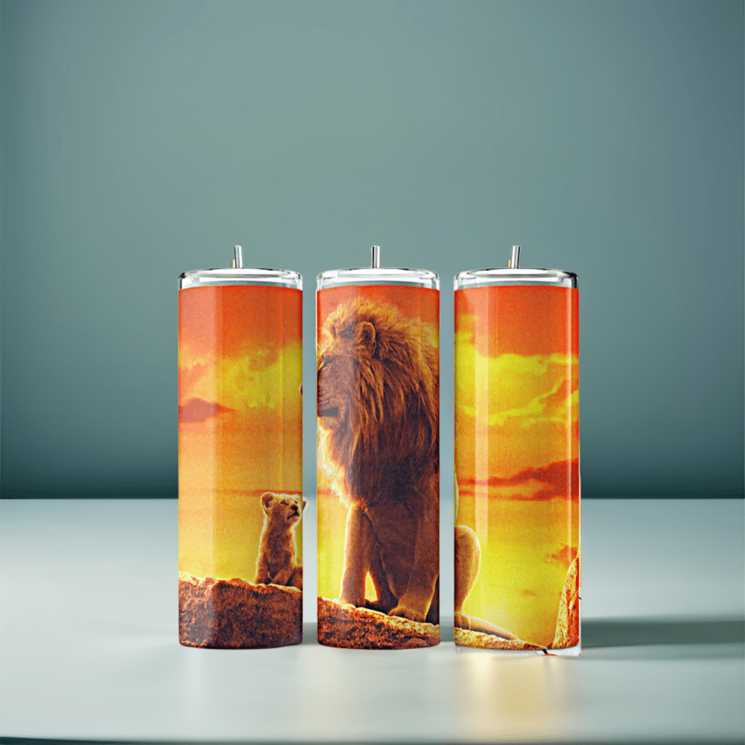 Lion King Wild Kingdom 20oz Tumbler with Straw