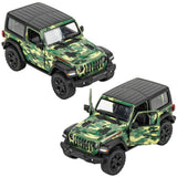 5" Diecast 2018 Jeep Wrangler Camo Hard Top  12/Disp