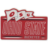 The Ohio State University Buckeyes Banner Chunky Wood Decor