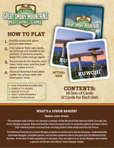 Jr. Ranger - Great Smoky Mountains Matching Game
