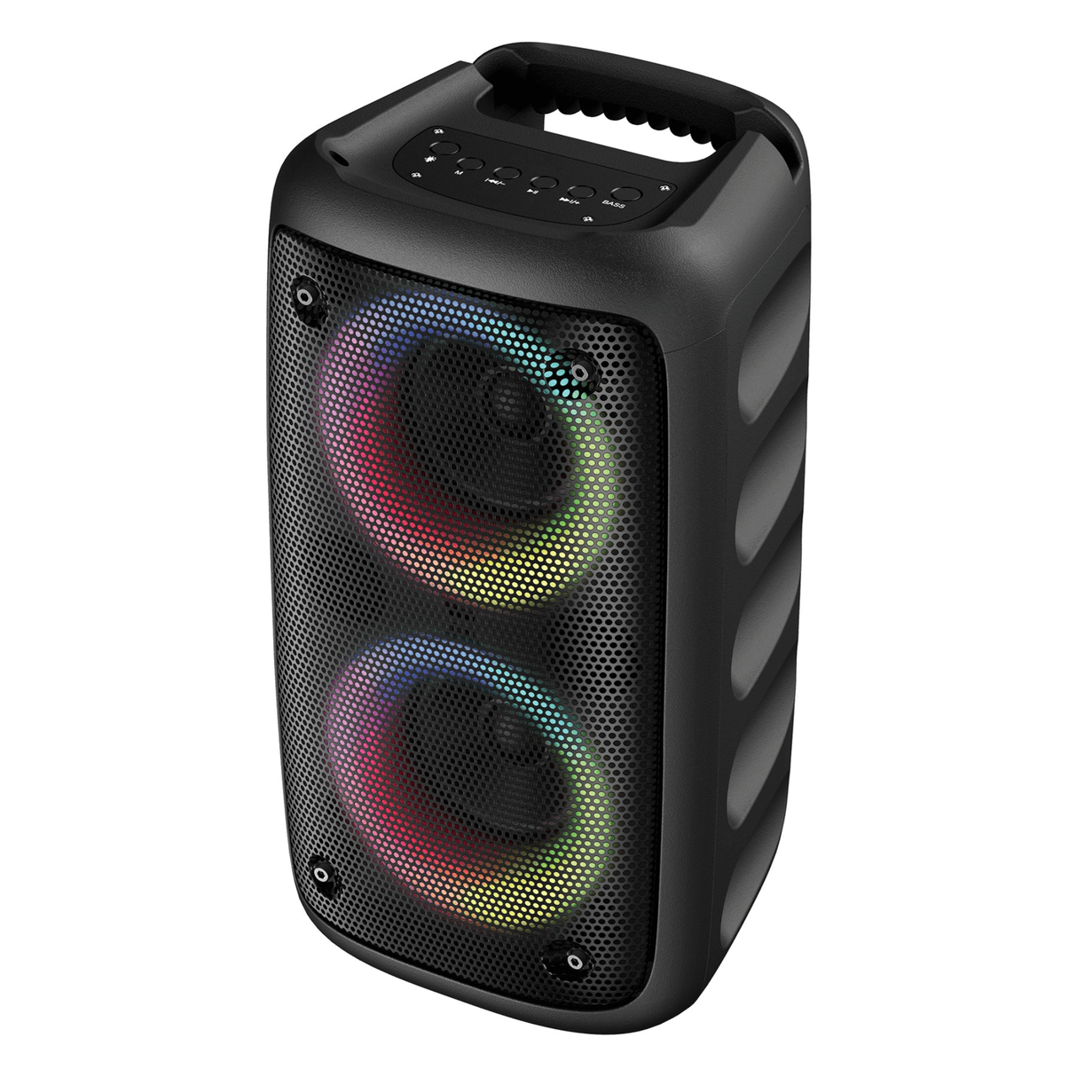 Supersonic 2 x 3" High-Efficiency Speaker with LED Lights