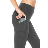 Premium Nylon Activewear Solid Leggings
