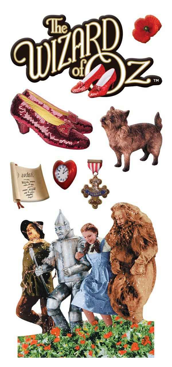 Wizard of Oz Puffy Sticker