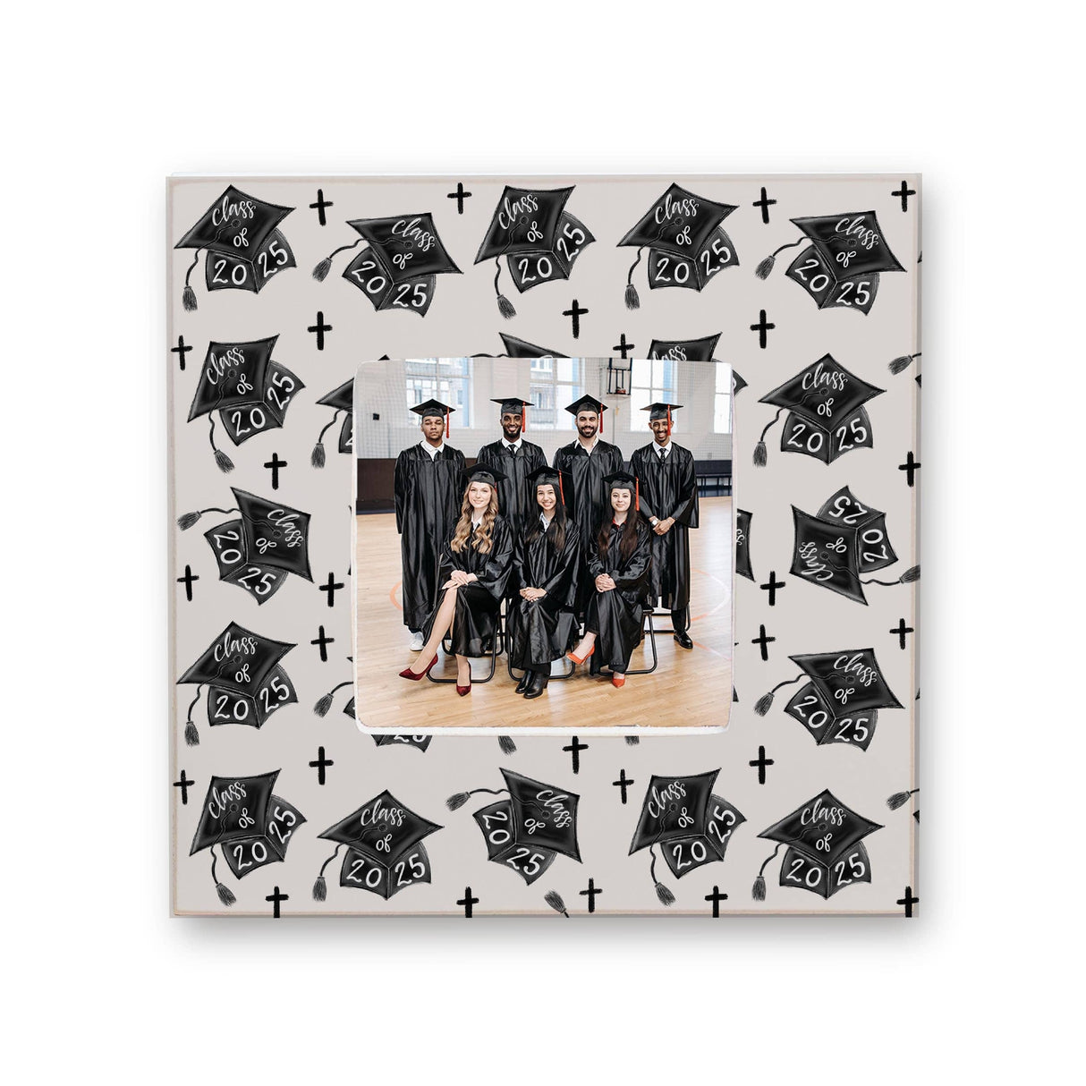 Graduation Picture Frame-Grad Cap Class of 2025