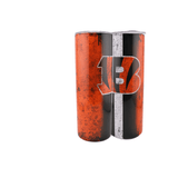 Cincinnati Bengals Grunge Football Edition 20oz Tumbler (with Straw)