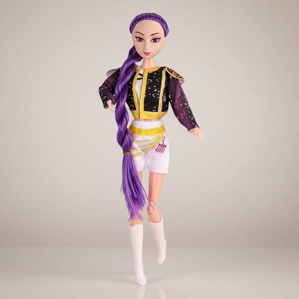 Light Up Kpop Demon Hunters Character Figure Doll with Guitar