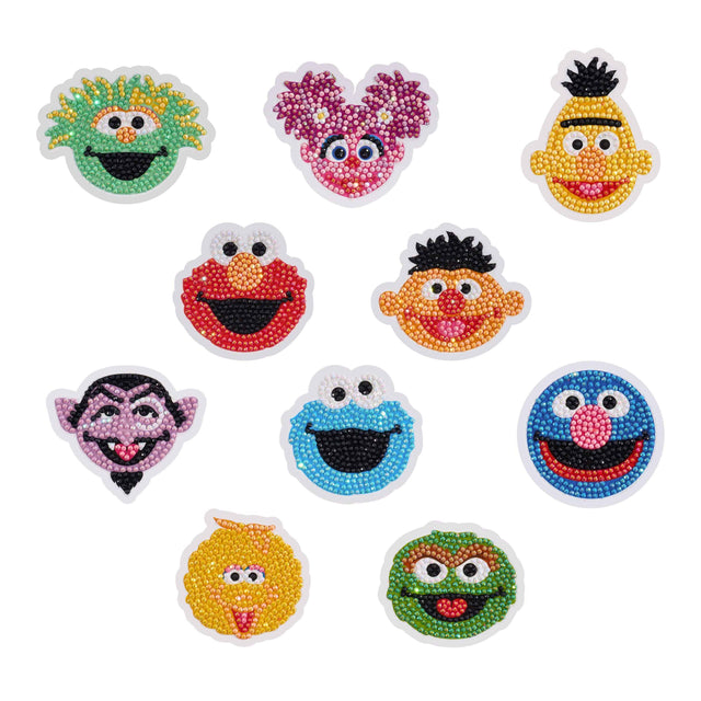 Sesame Street™ Diamond Painting Stickers (10 pack)
