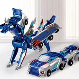 2-in-1 Unicorn Car Toy Transforming Robot Racer