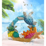 Resin Magnet - Sand Reef - Sea Turtle