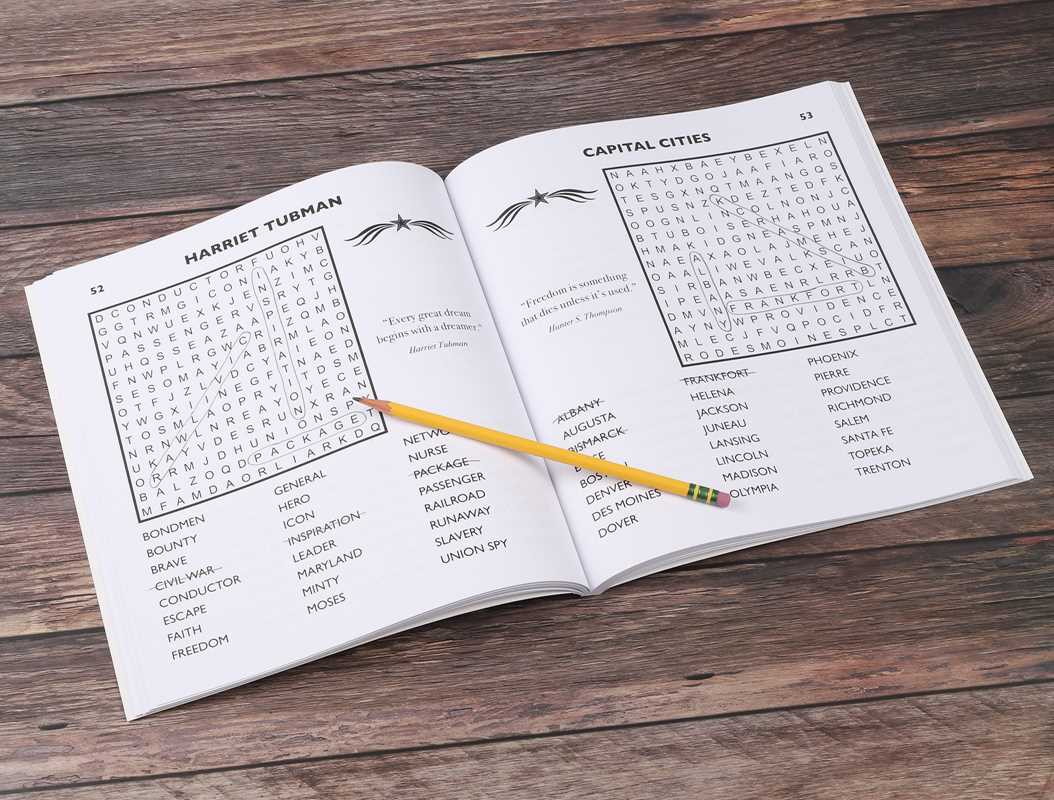 Large Print Stars and Stripes Word Search