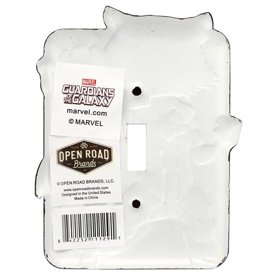 Rocket & Groot Metal Switch Plate