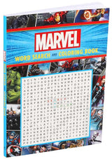 Marvel Word Search and Coloring Book