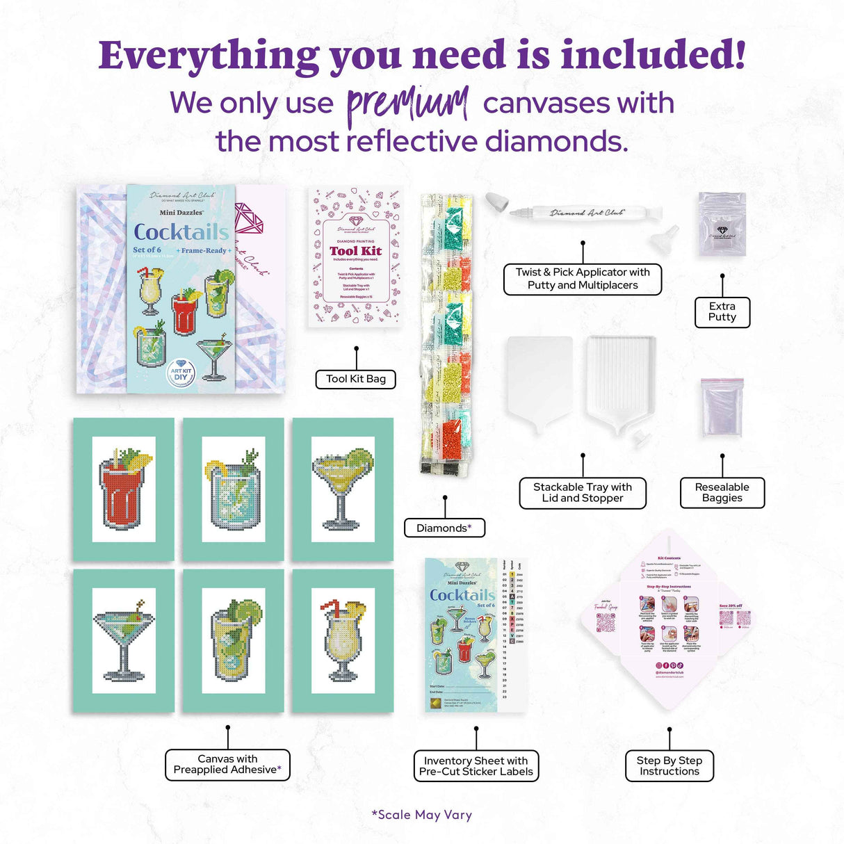 Mini Dazzles™ - Cocktails