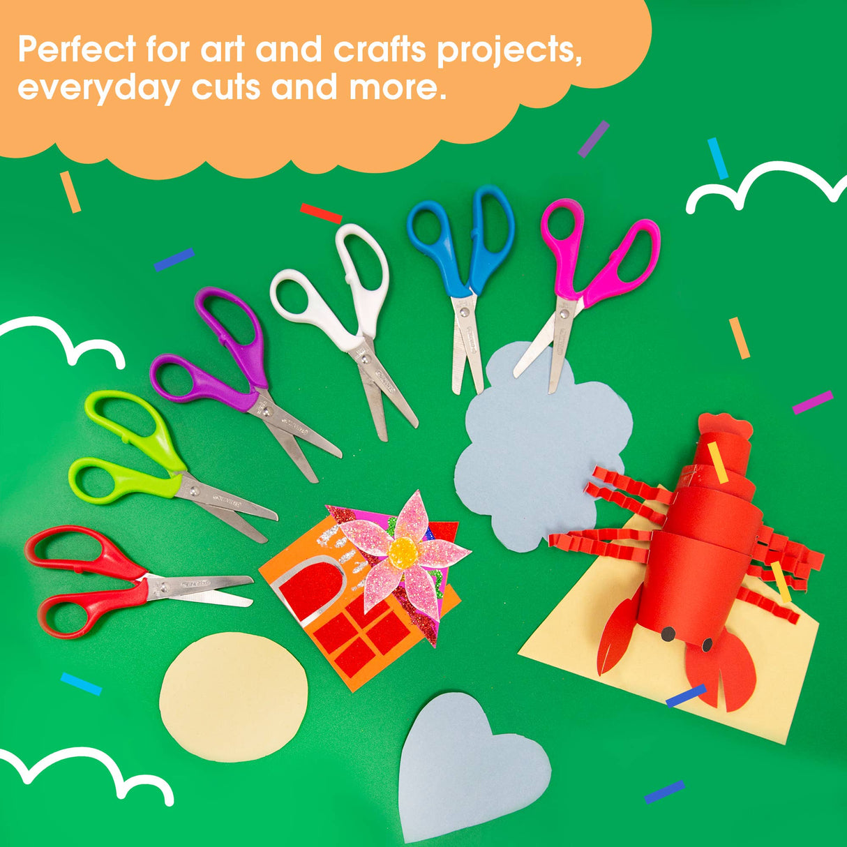 School Scissors 5" Blunt Tip