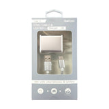 Acellories USB Wall Plug Combo and 6FT USB-A to Type-C Cable