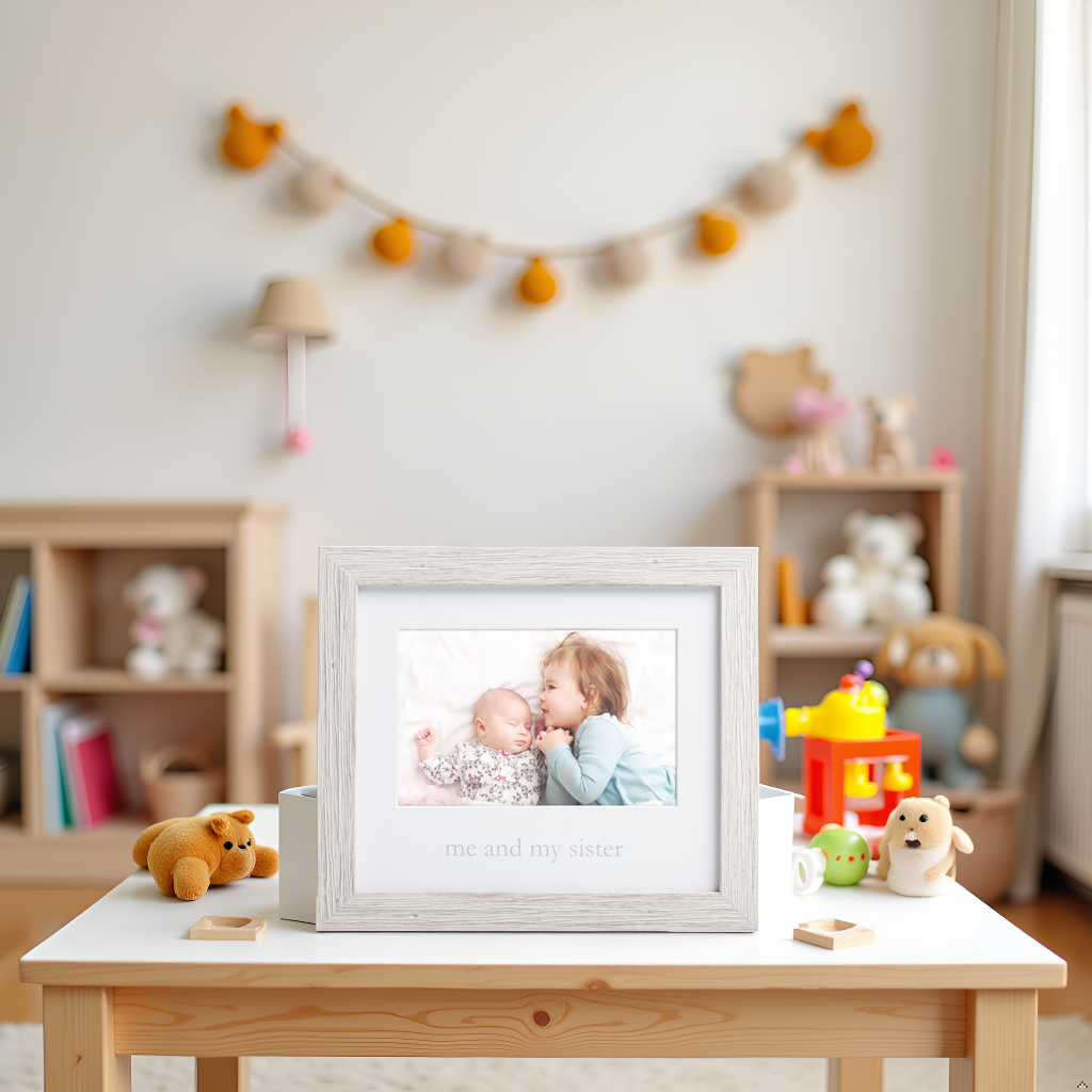 Rustic Me & My Sister Picture Frame