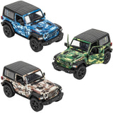 5" Diecast 2018 Jeep Wrangler Camo Hard Top  12/Disp