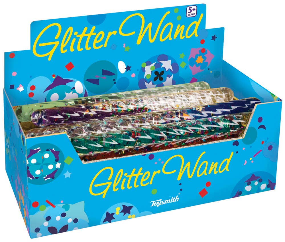 Spiral Glitter Wand, 6.5"