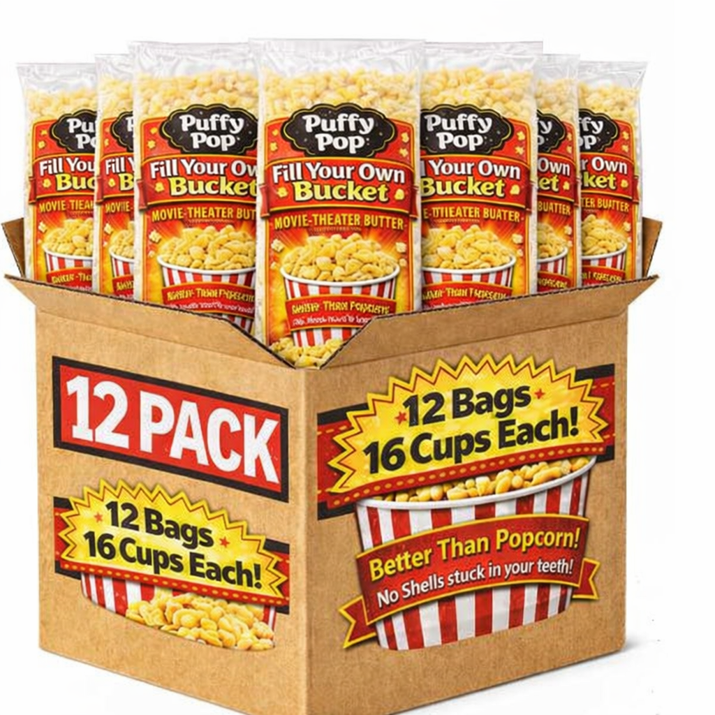 Puffy Pop - Movie Theater Butter  (10 oz)