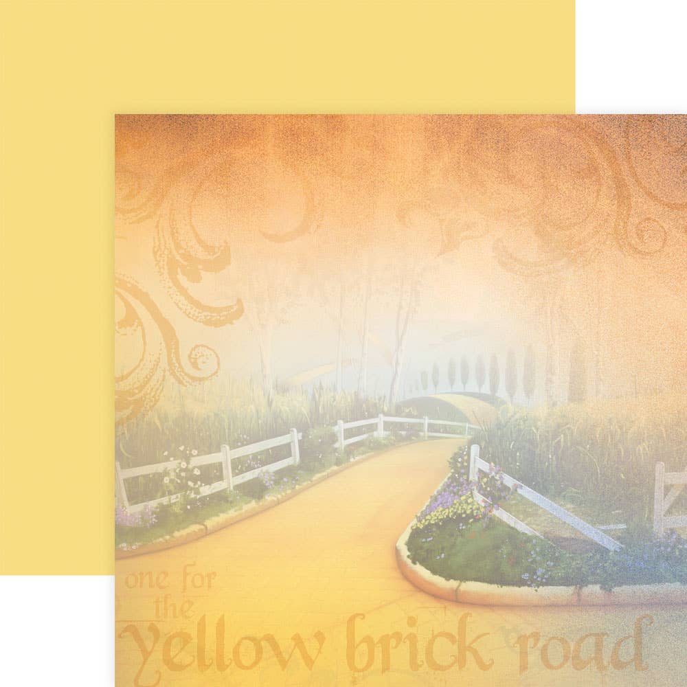 Yellow Brick Road - Wizard of Oz Double Sided Paper