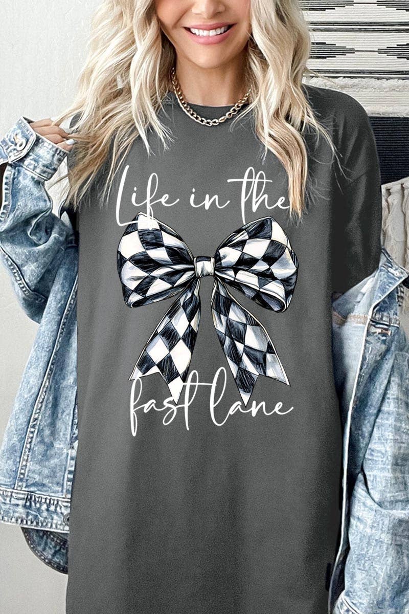 Life in The Fast Lane Graphic Heavy Cotton Tee