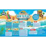 Beach Life Checkers Board Game