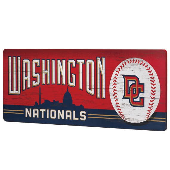 Washington Nationals Wood Wall Decor