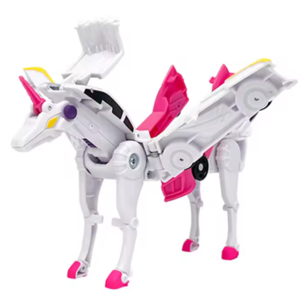 2-in-1 Unicorn Car Toy Transforming Robot Racer