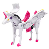 2-in-1 Unicorn Car Toy Transforming Robot Racer