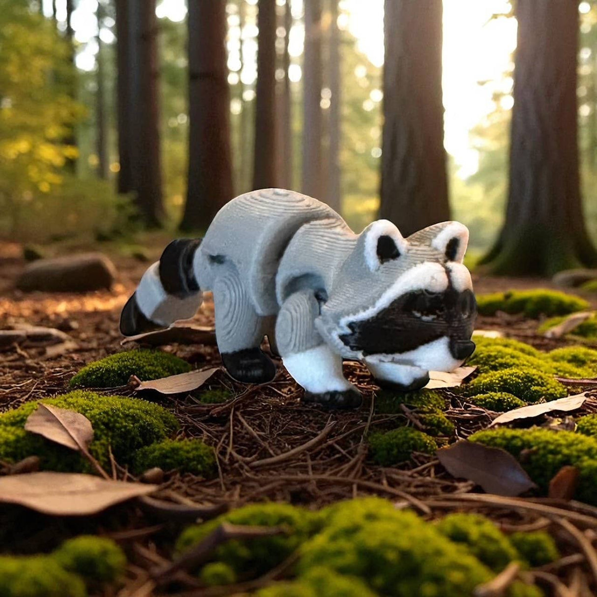 Raylan Racoon Mini 3D Printed Animal