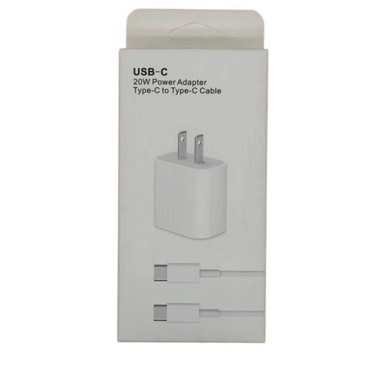 20W PD Combo with Type-C to Type-C Cable and PD Wall Charger