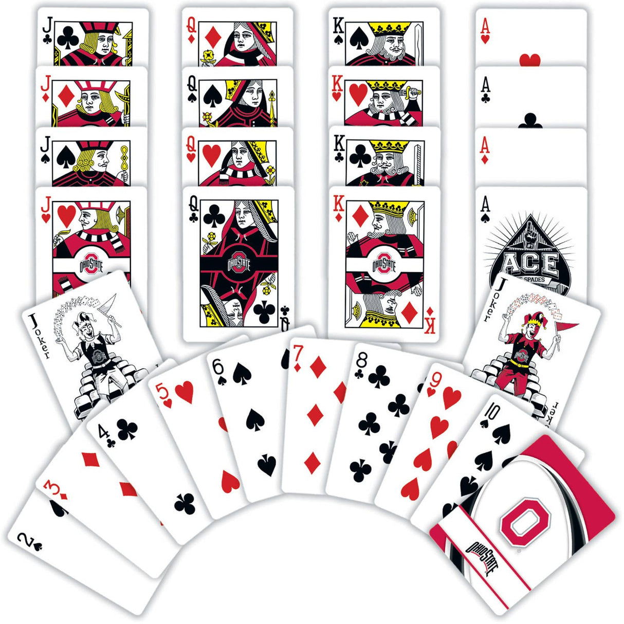 Ohio State Buckeyes Playing Cards