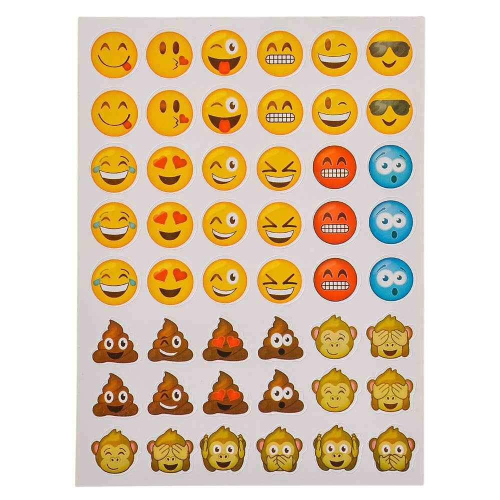 7.5" Emoticon Stickers - LLB Toys