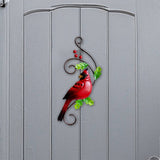 12" Iron Cardinal Plaque