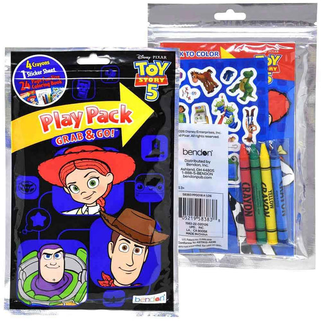 TOY STORY 5 GRAB N GO PLAY PACK, 58383