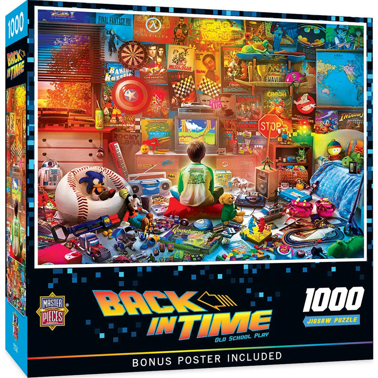 Back in Time - Old School Play 1000 Piece Jigsaw Puzzle