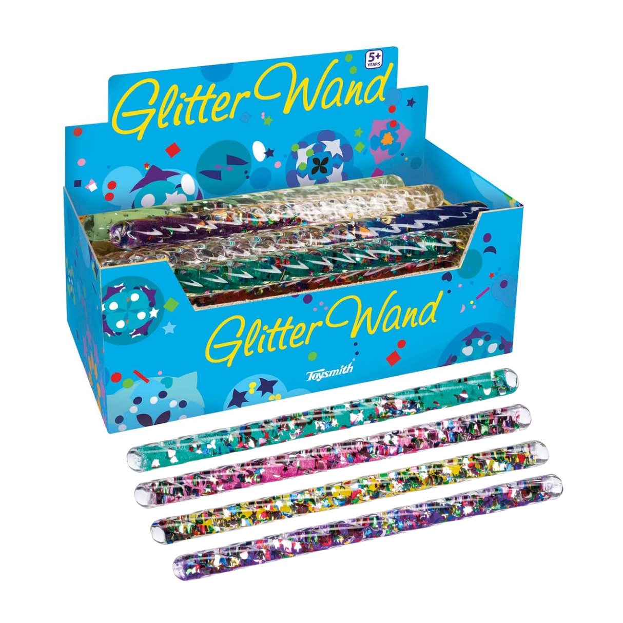 Spiral Glitter Wand, 6.5"