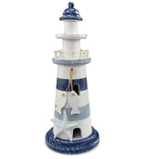 Nautical Decor - Blue Stripes Lighthouse